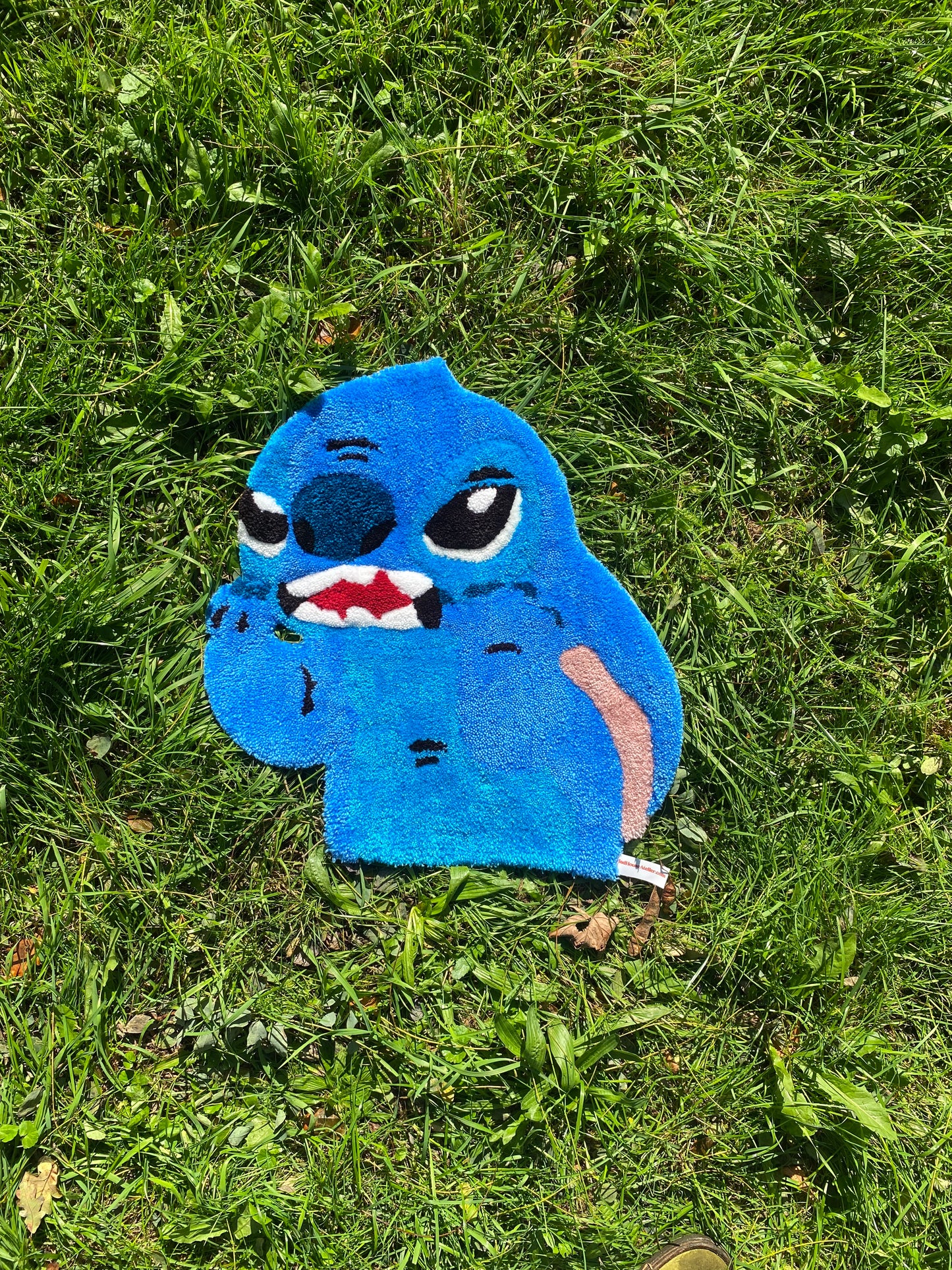 Stitch the Blue Alien Wall Art / Area Rug