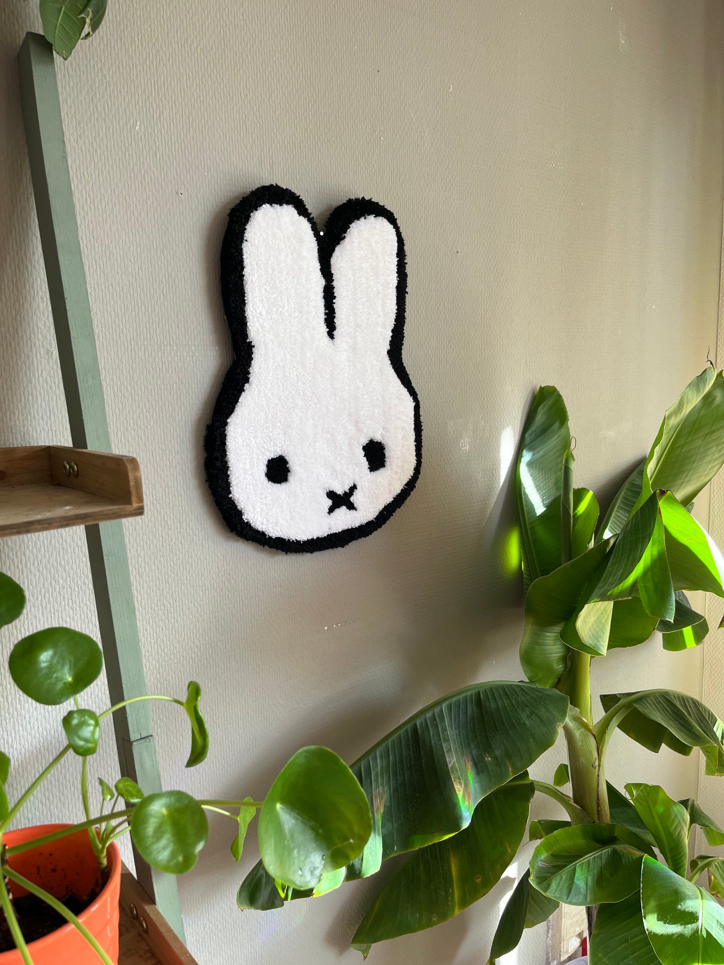 Miffy Handmade Wall Rug / Nijntje Fiber Art Wall Decor