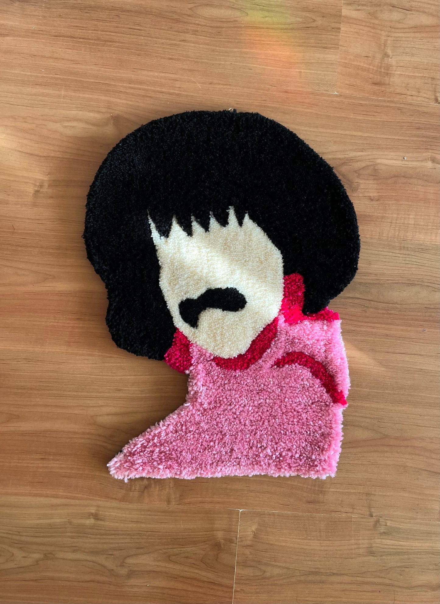 Freddy Mercury Handmade Wall Rug / QUEEN Hand Tufted House Decor