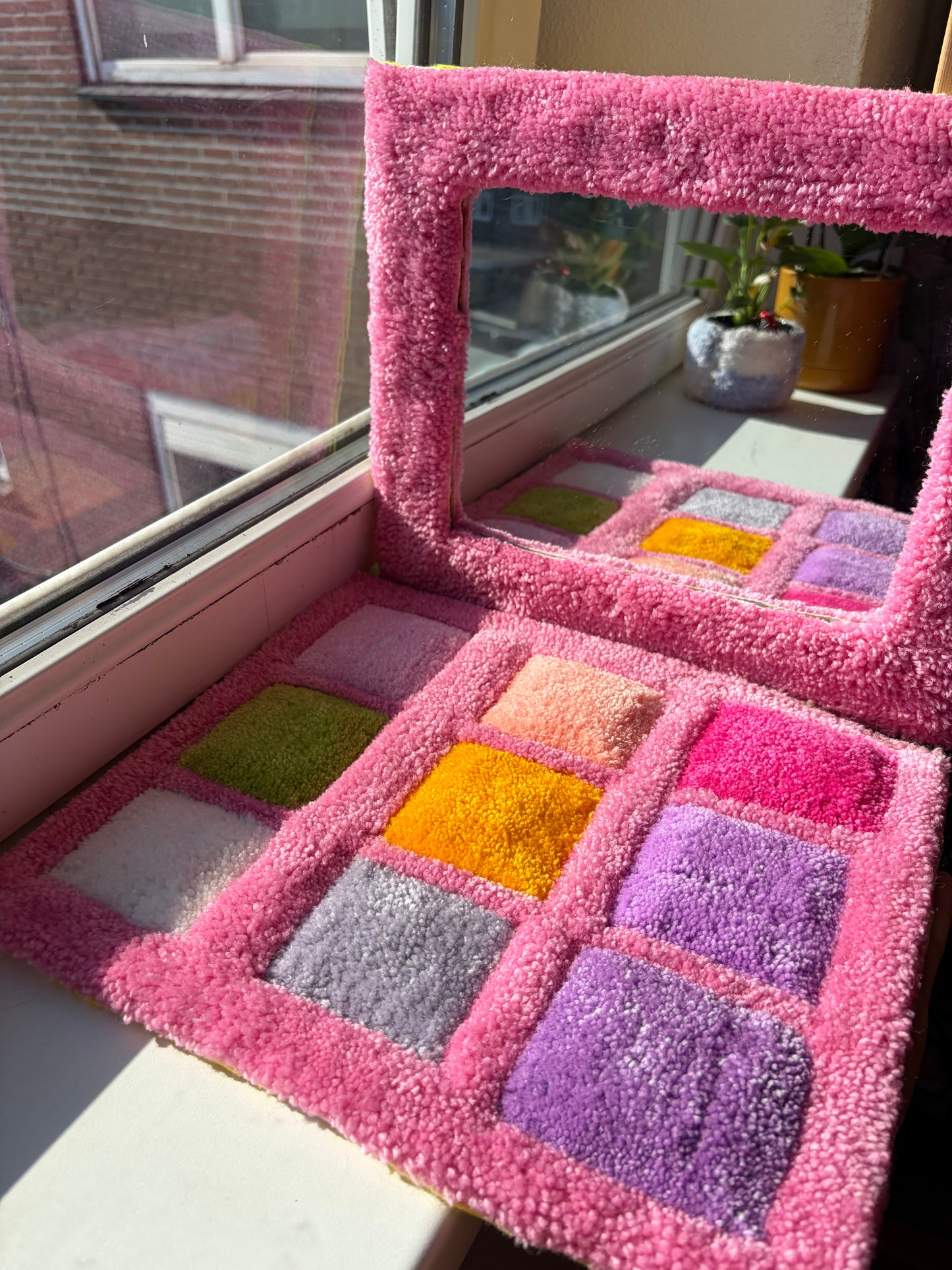 Make up Palette Handmade Pink Mirror