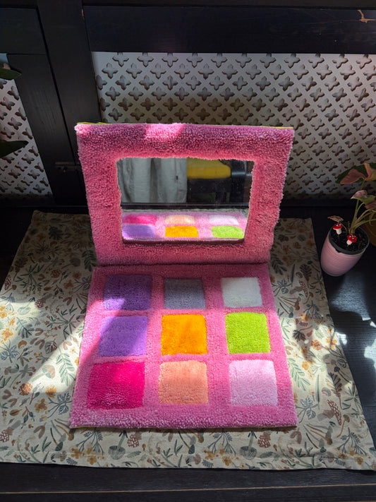 Make up Palette Handmade Pink Mirror